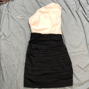 One shoulder dress